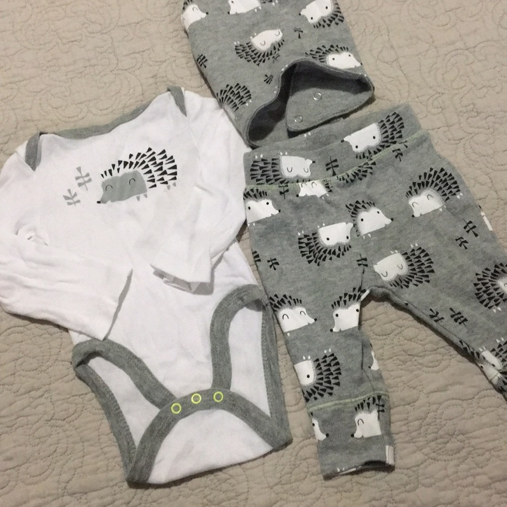 Newborn hedgehog outfit